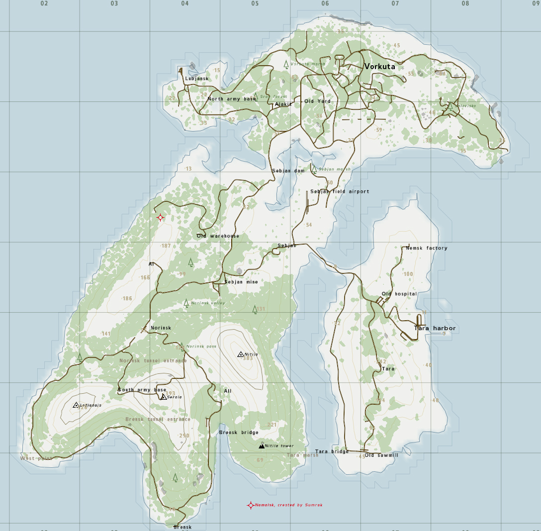 Dayz Lingor Интерактивная Карта